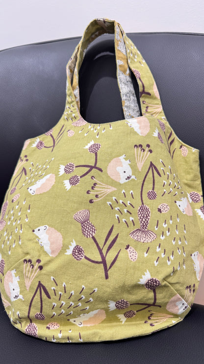 秋田からのトート　手工布袋