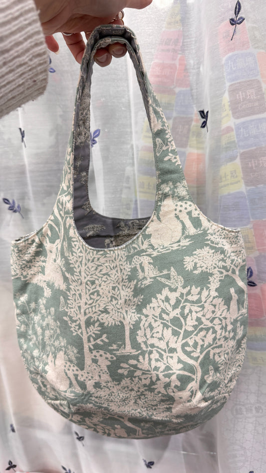 秋田からのトート　手作布袋