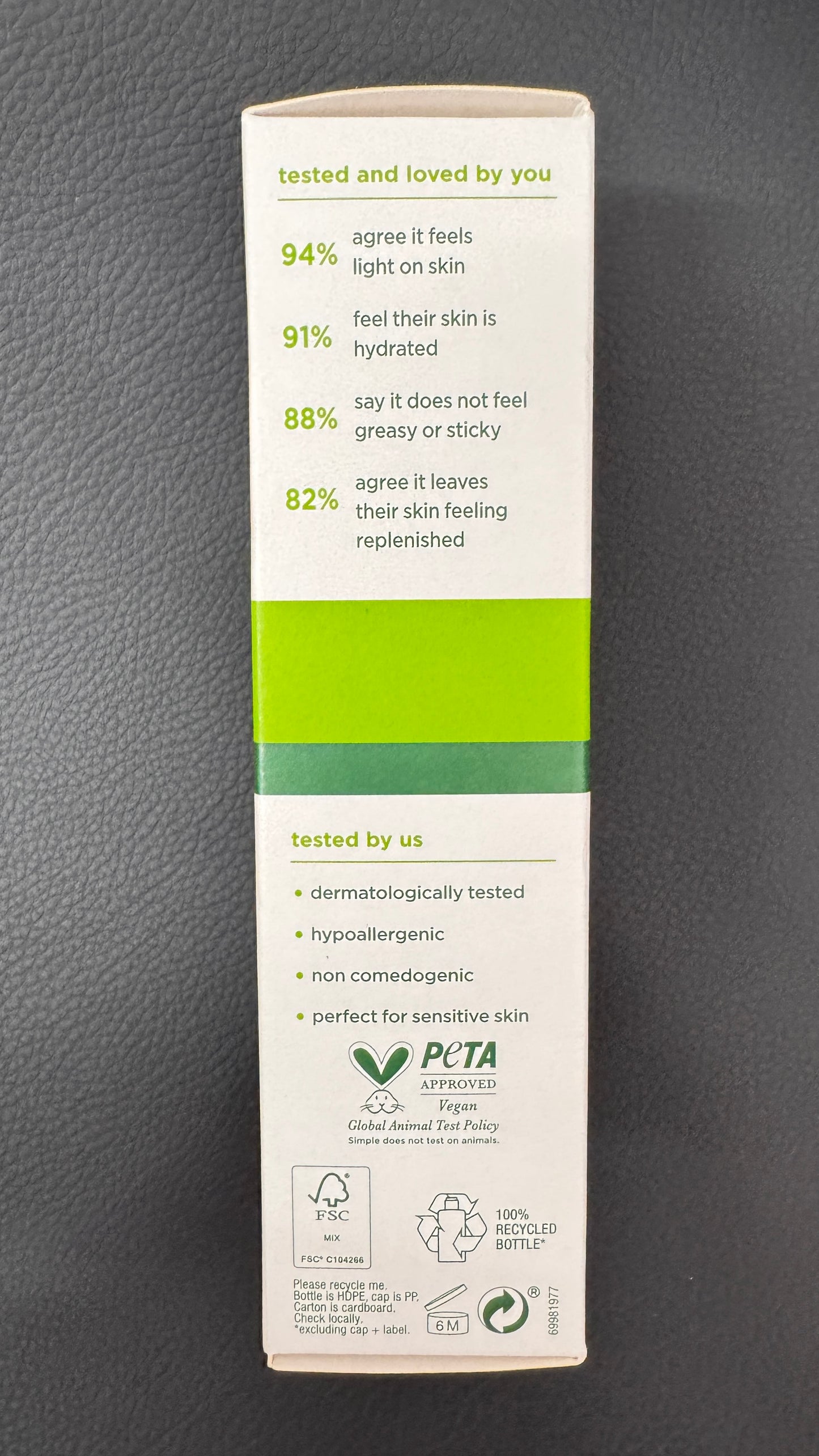 Simple　リッチな保湿成分を補給　125ml