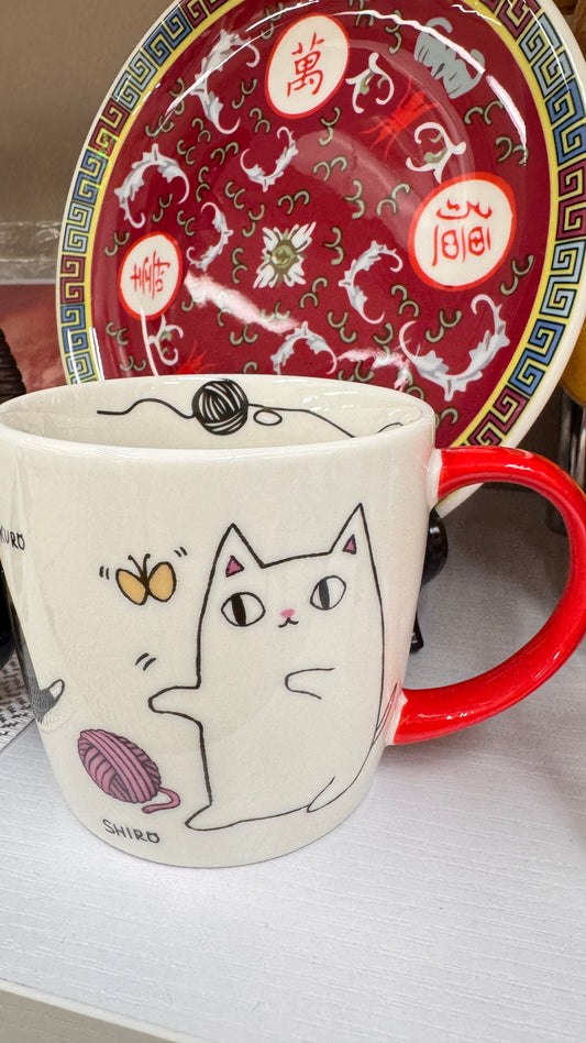 猫３兄弟マグカップ