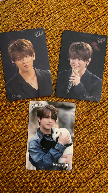 Keung To  姜濤  Yes Card 3枚セット