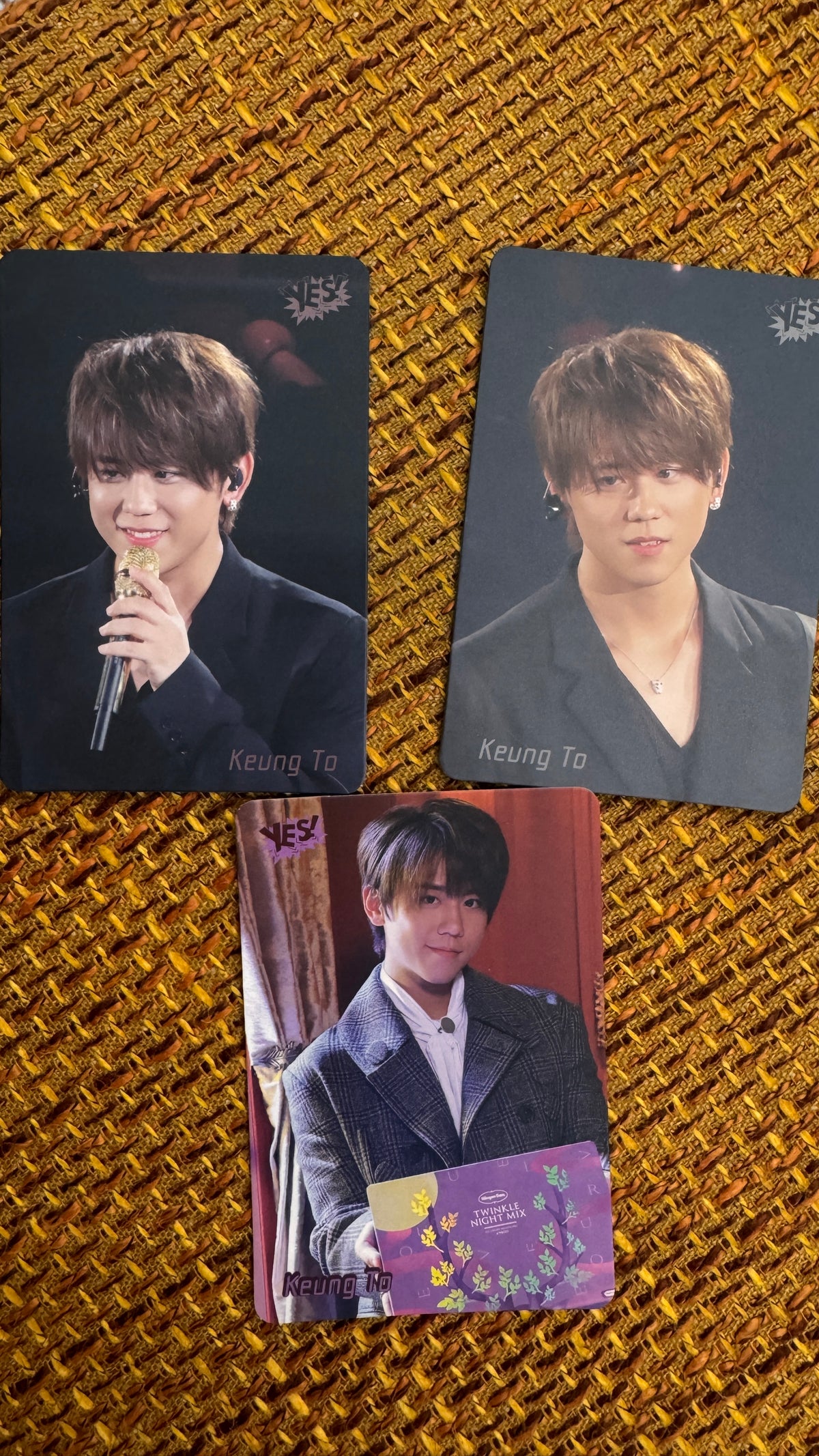 Keung To  姜濤  Yes Card  3枚セット　中秋
