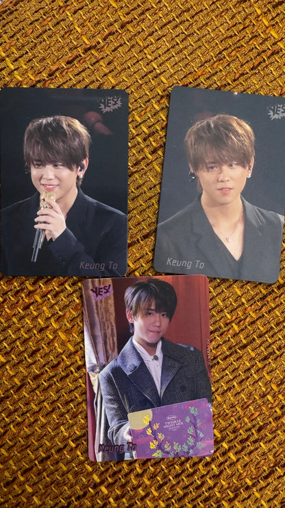 Keung To  姜濤  Yes Card  3枚セット　中秋