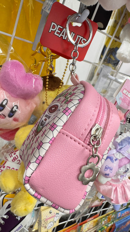 Hong Kong Milk tea ミニポーチキーホルダー　ピンク