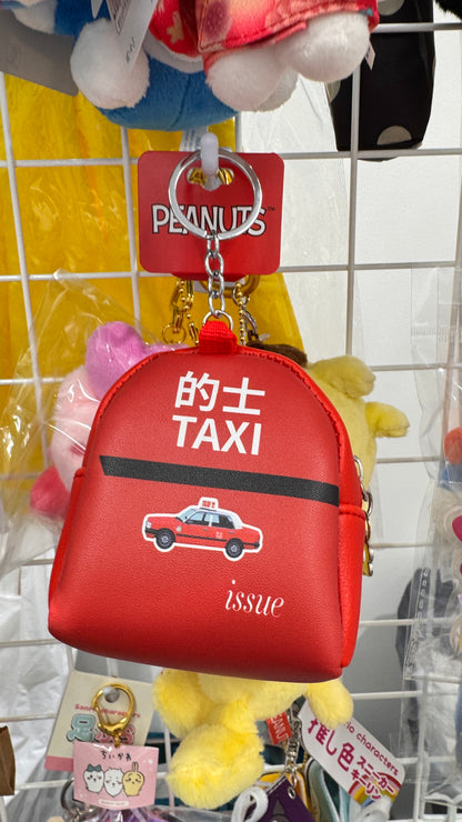 Hong Kong Taxi ミニポーチキーホルダー　赤