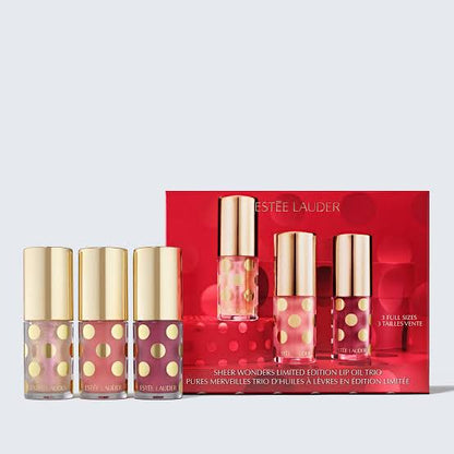 Estee Lauder Sheer Wonders Limited Edition Lip Oil Trio