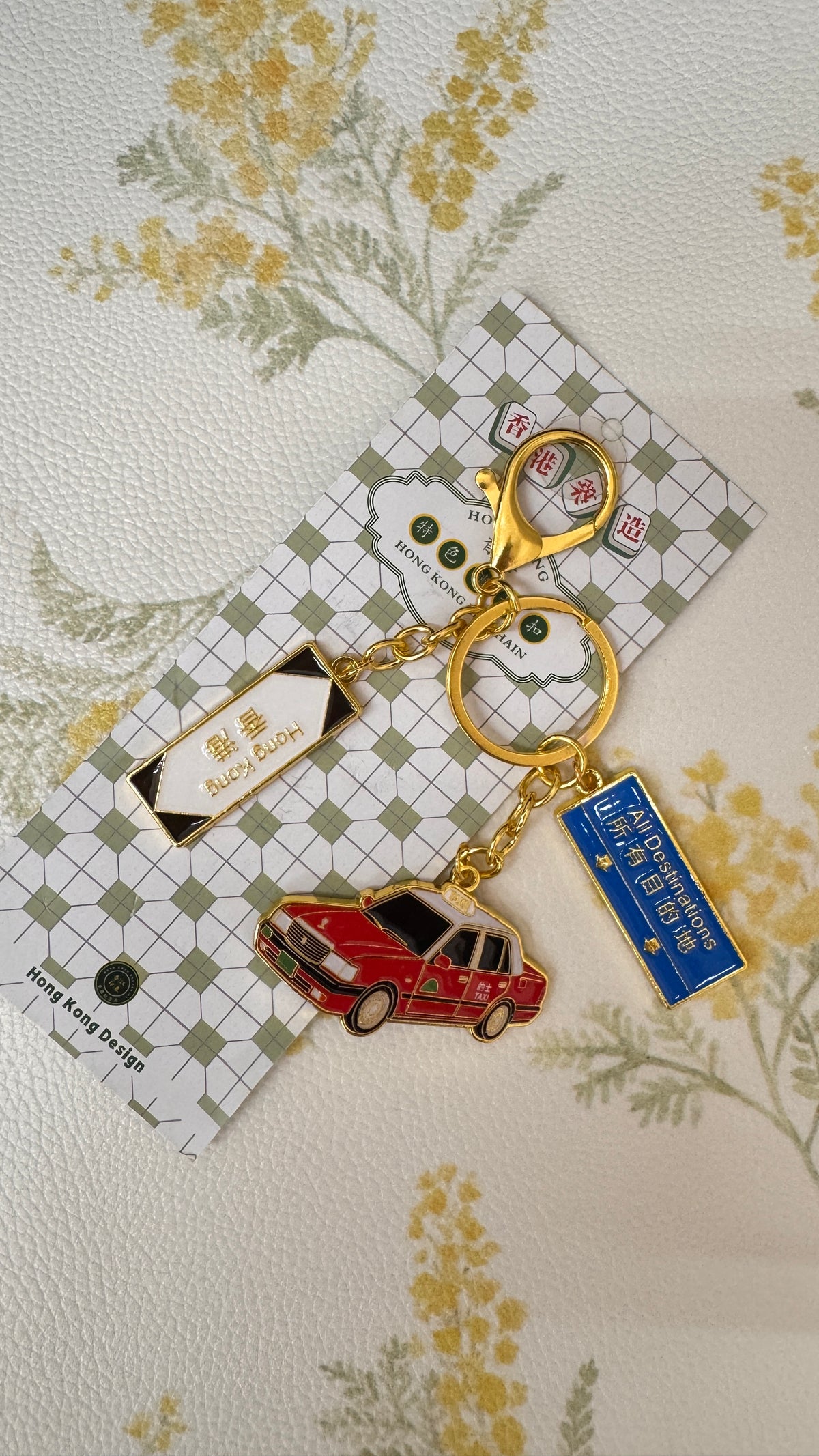 香港築造キーホルダー　TAXI