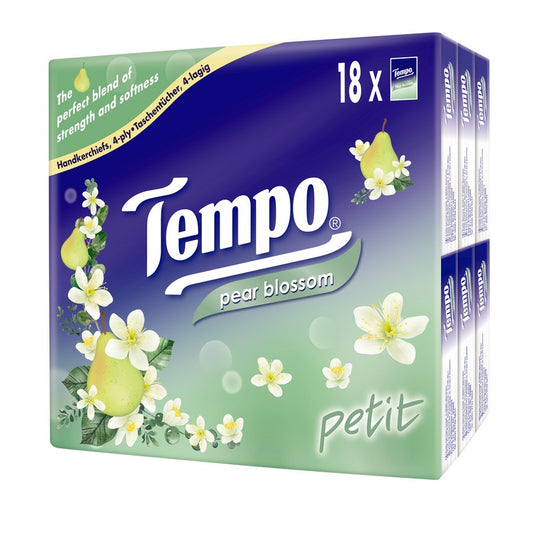 Tempoティッシュペーパーなしの花18個
