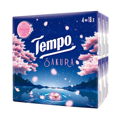 Tempoティッシュペーパー桜18個