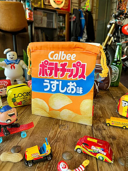 Calbeeポテトチップス巾着