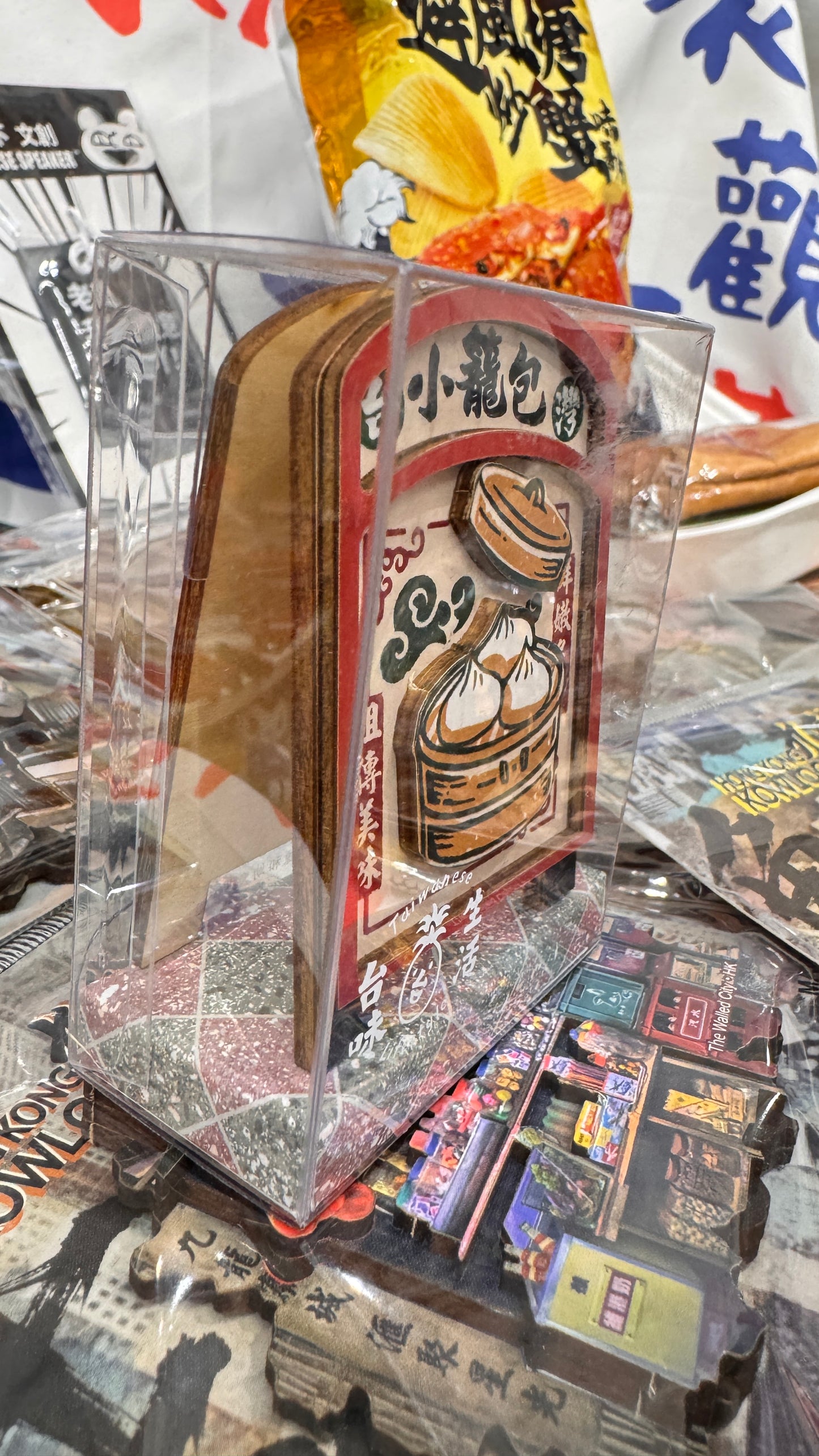 木製メモホルダー　小籠包