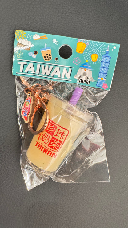 台灣  珍珠奶茶  キーホルダー　