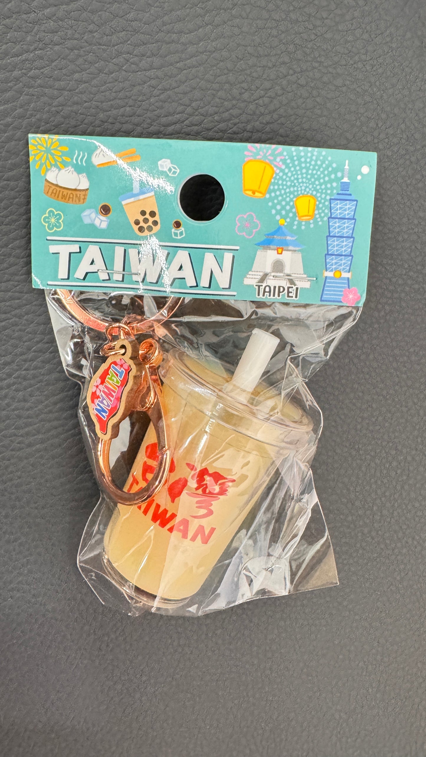台灣  珍珠奶茶  キーホルダー　