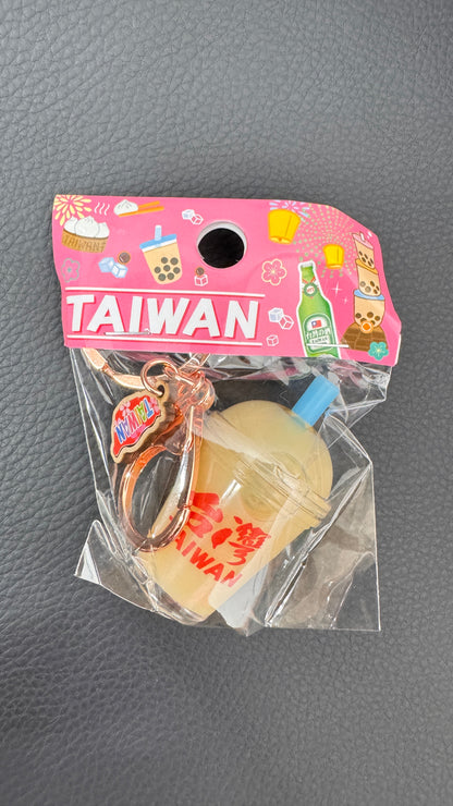 台灣  珍珠奶茶  キーホルダー　