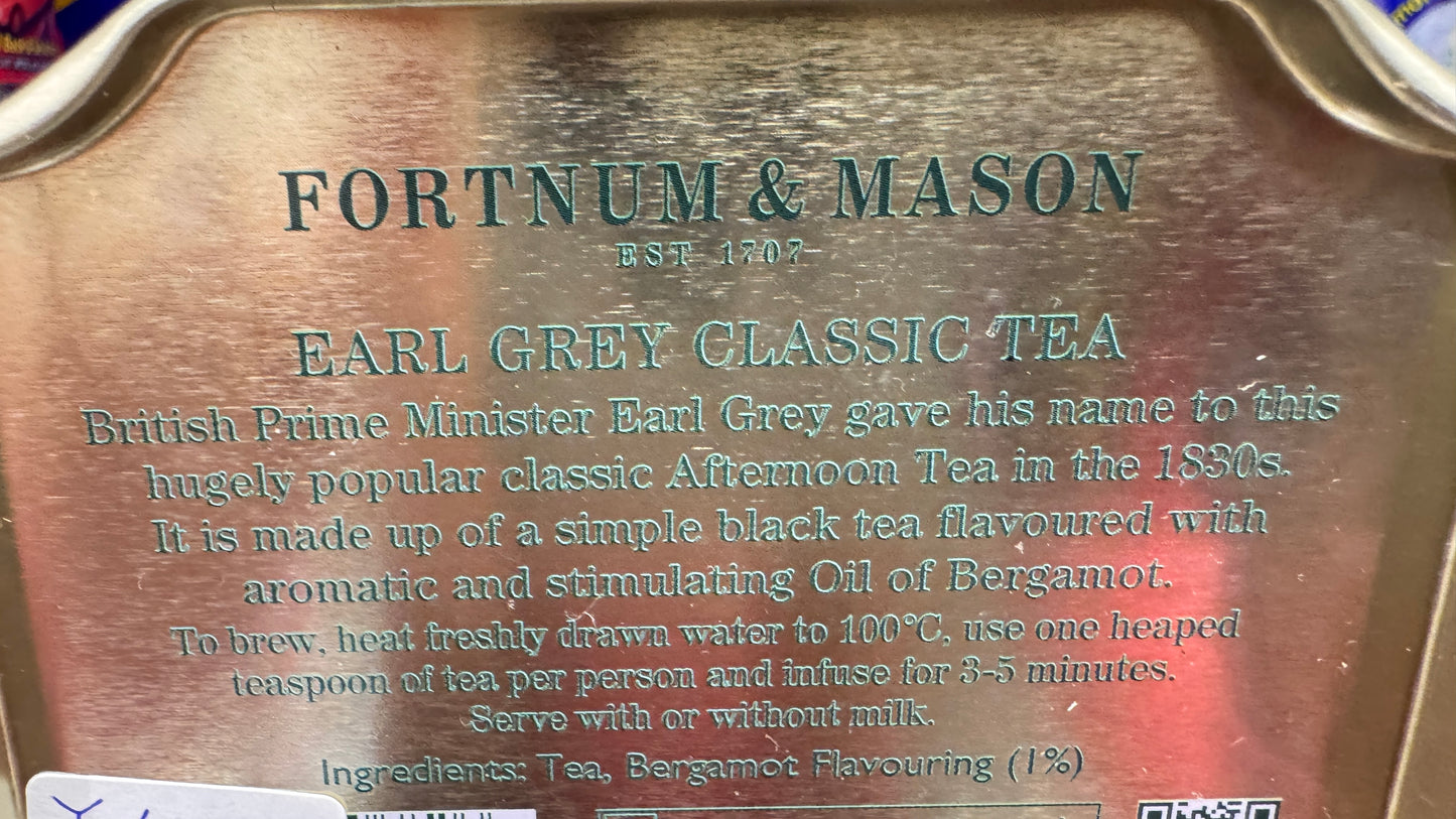Fortnum & Mason Earl Grey classic  125g