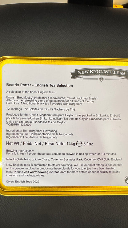Peter Rabbit English Tea Selection  72 teabags