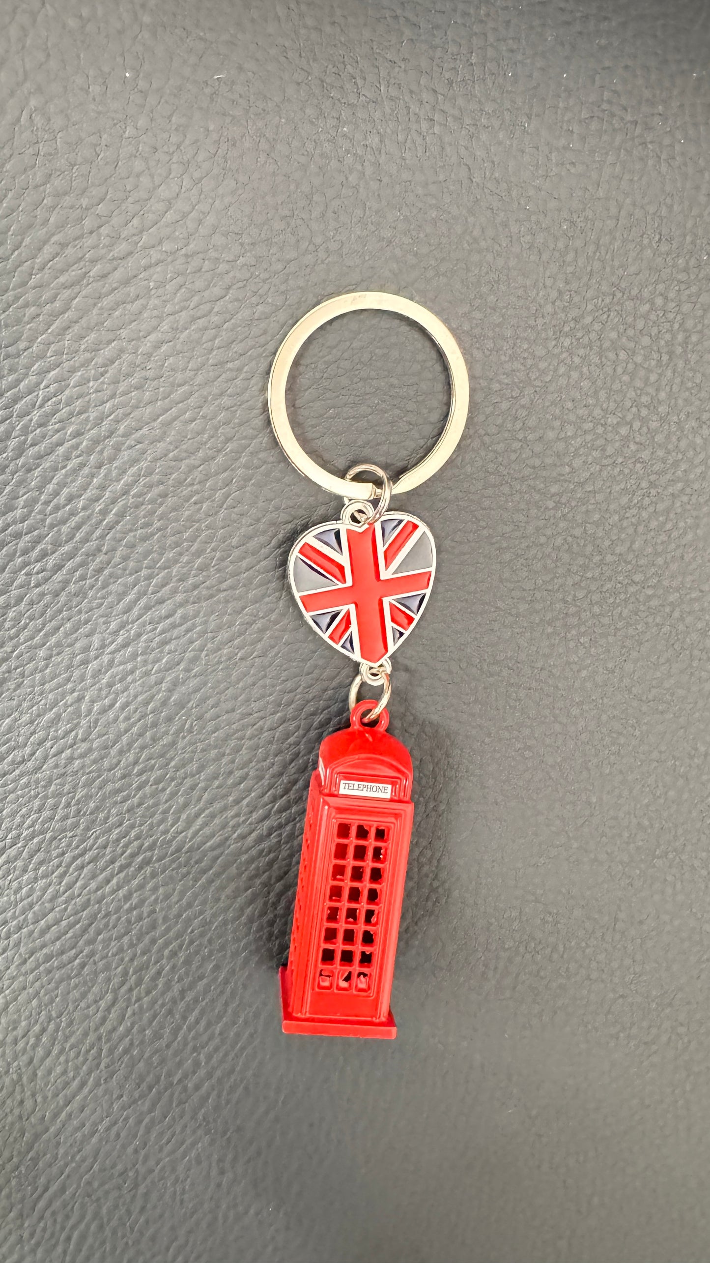 UK  電話ボックスのキーホルダー