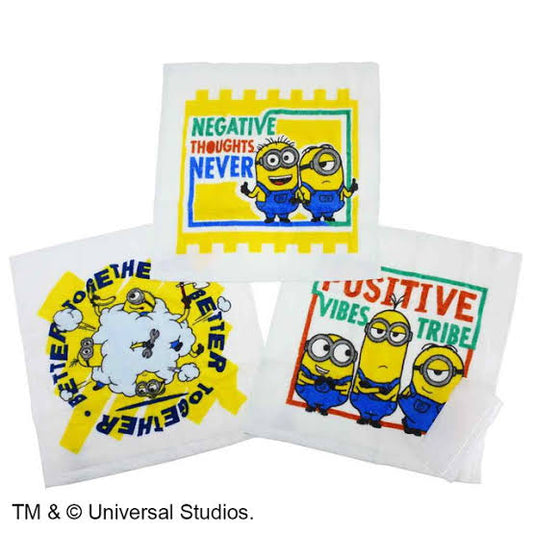 MINION ミニオン ファニートライブ ハンドタオル3枚組