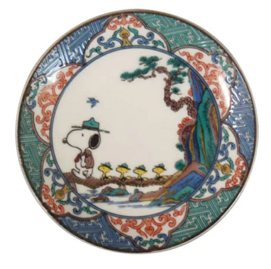 SNOOPY（スヌーピー） 九谷焼　豆皿（山水）
