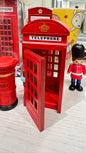 木製装飾品　電話ボックス