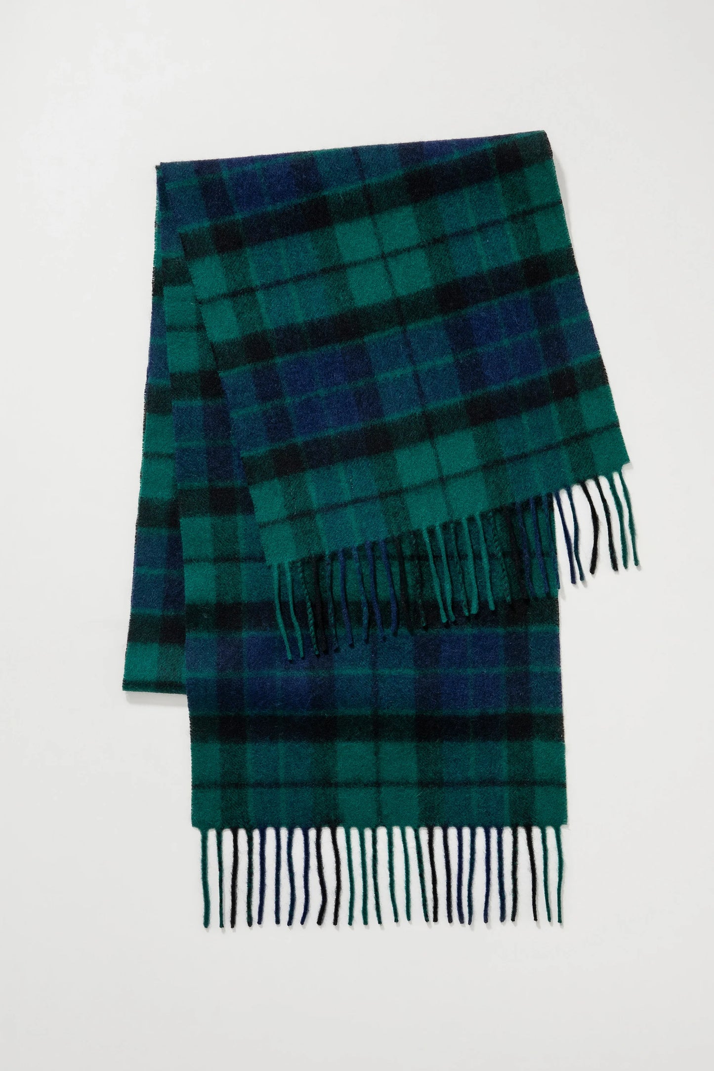 Kiltane  Scotland  ラムウールマフラー - ブラックウォッチ