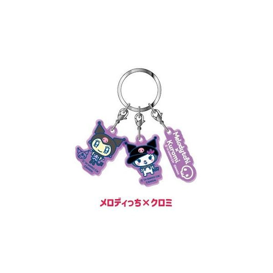 ３連アクリルキーホルダー  メロディっちxクロミ